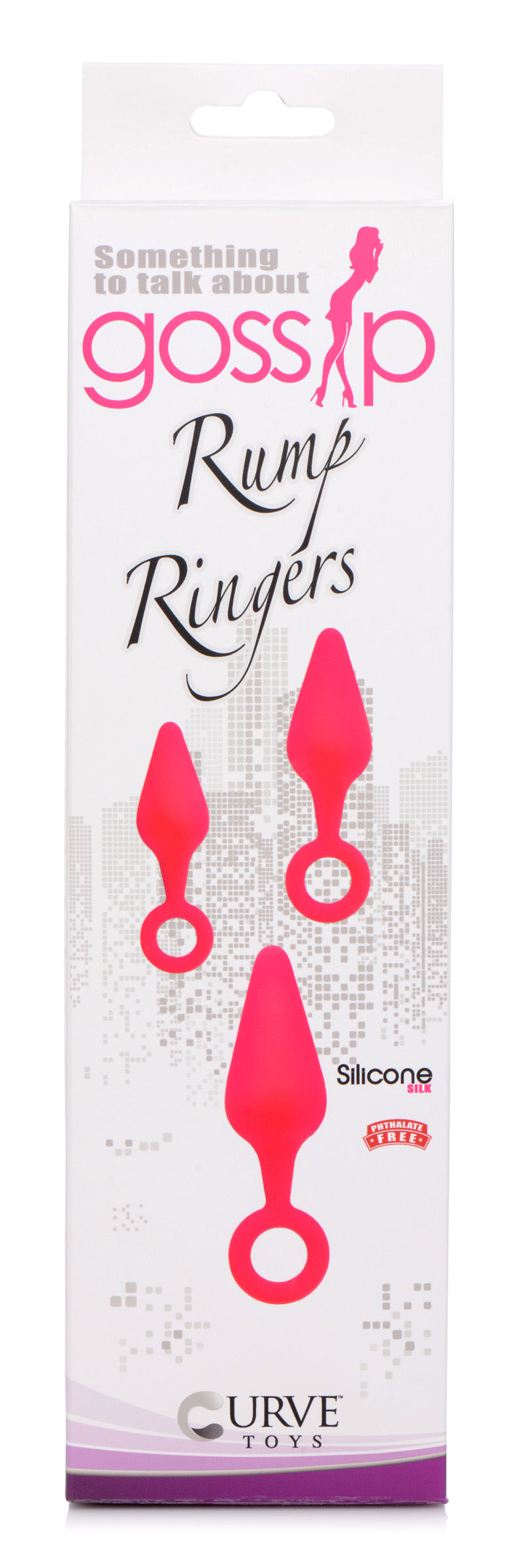 Rump Ringers 3 Piece Silicone Anal Plug Set