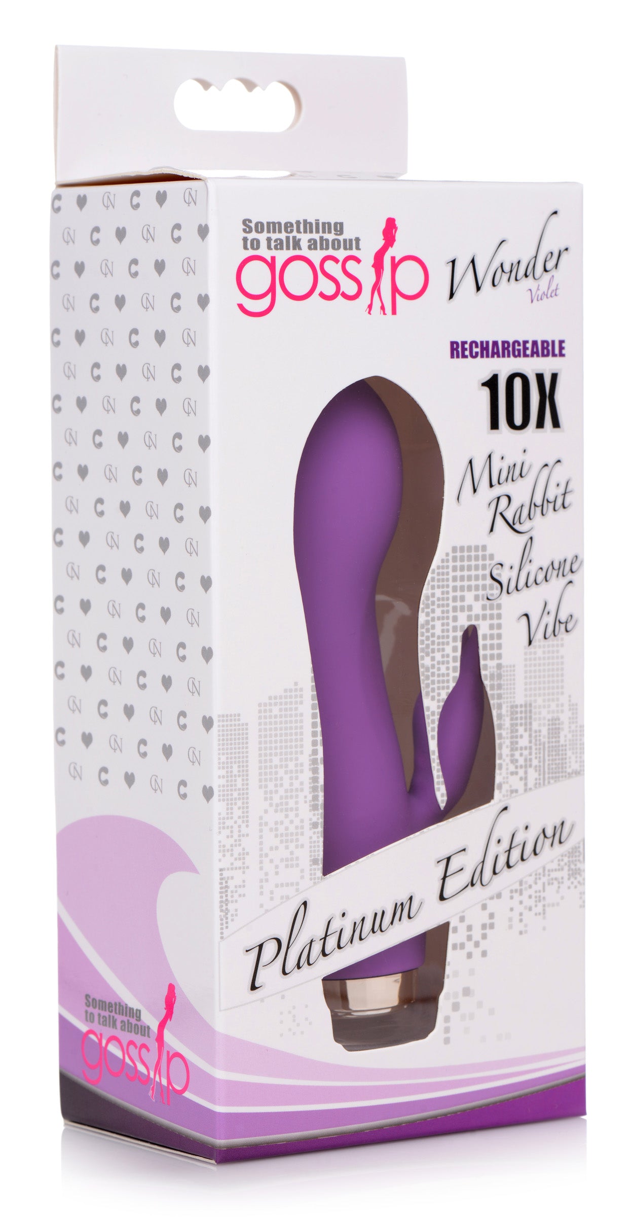 Gossip 10x Mini Rabbit Vibrator - Violet