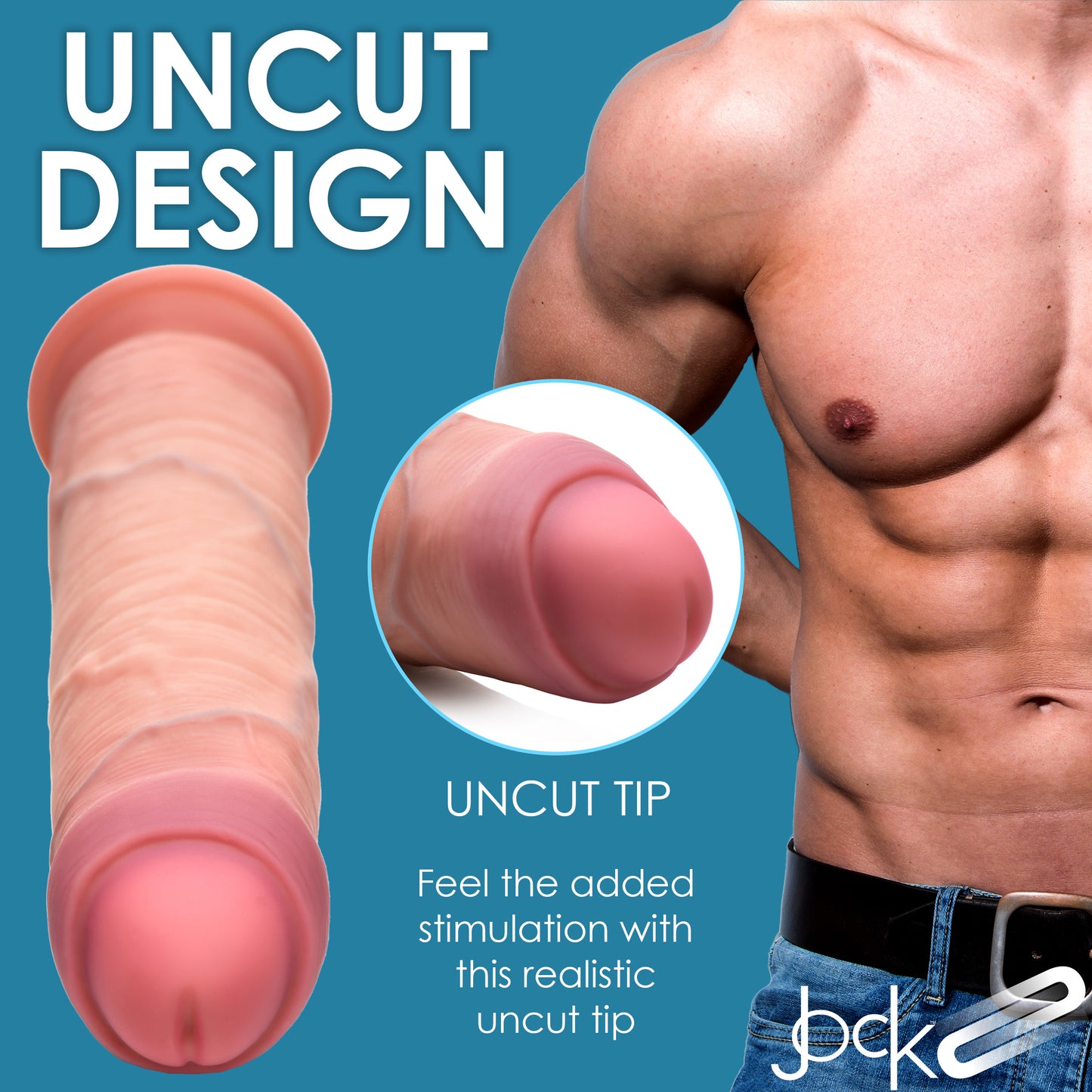 8.5 Inch Dual Density Uncut Dildo