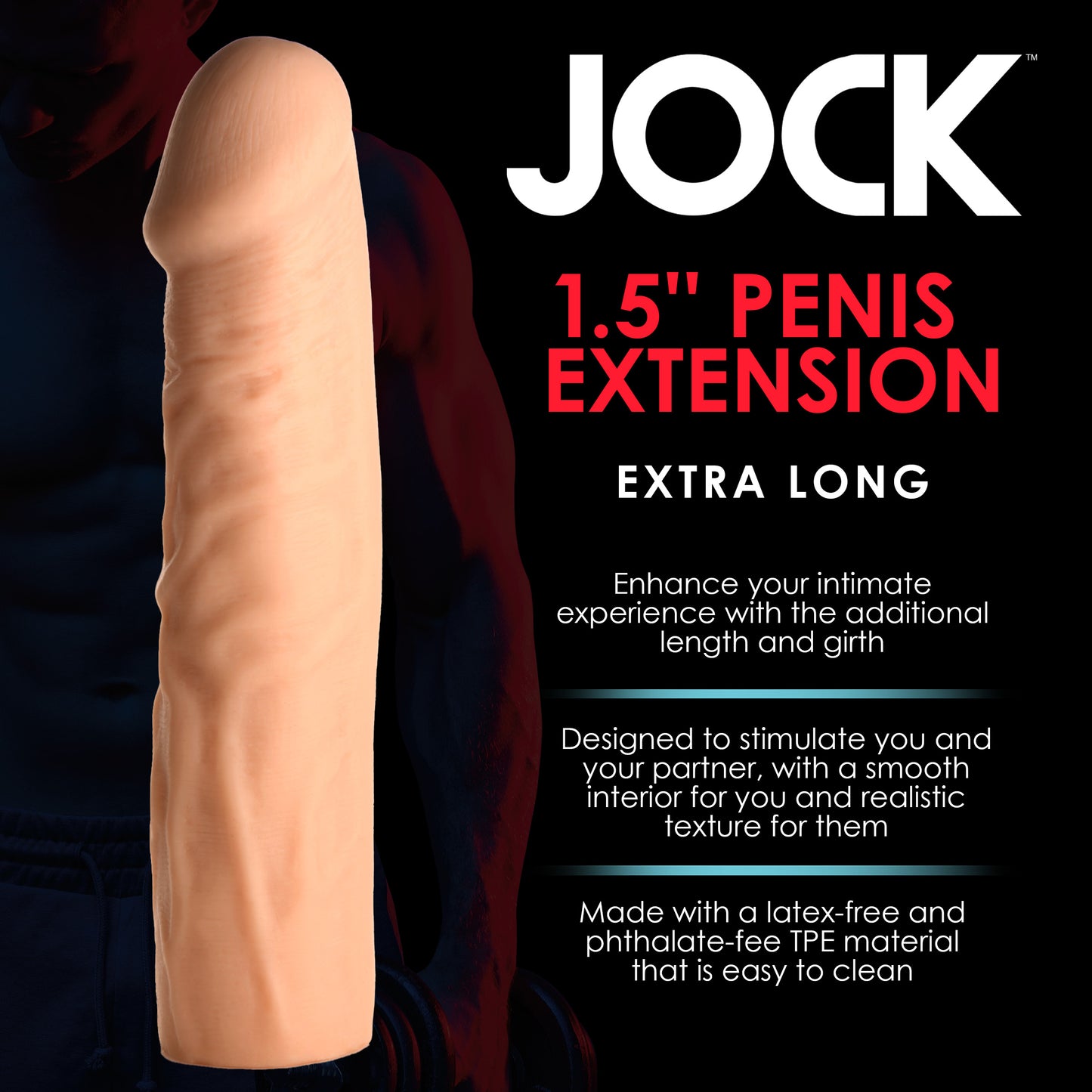 Extra Long 1.5 Inch Penis Extension -