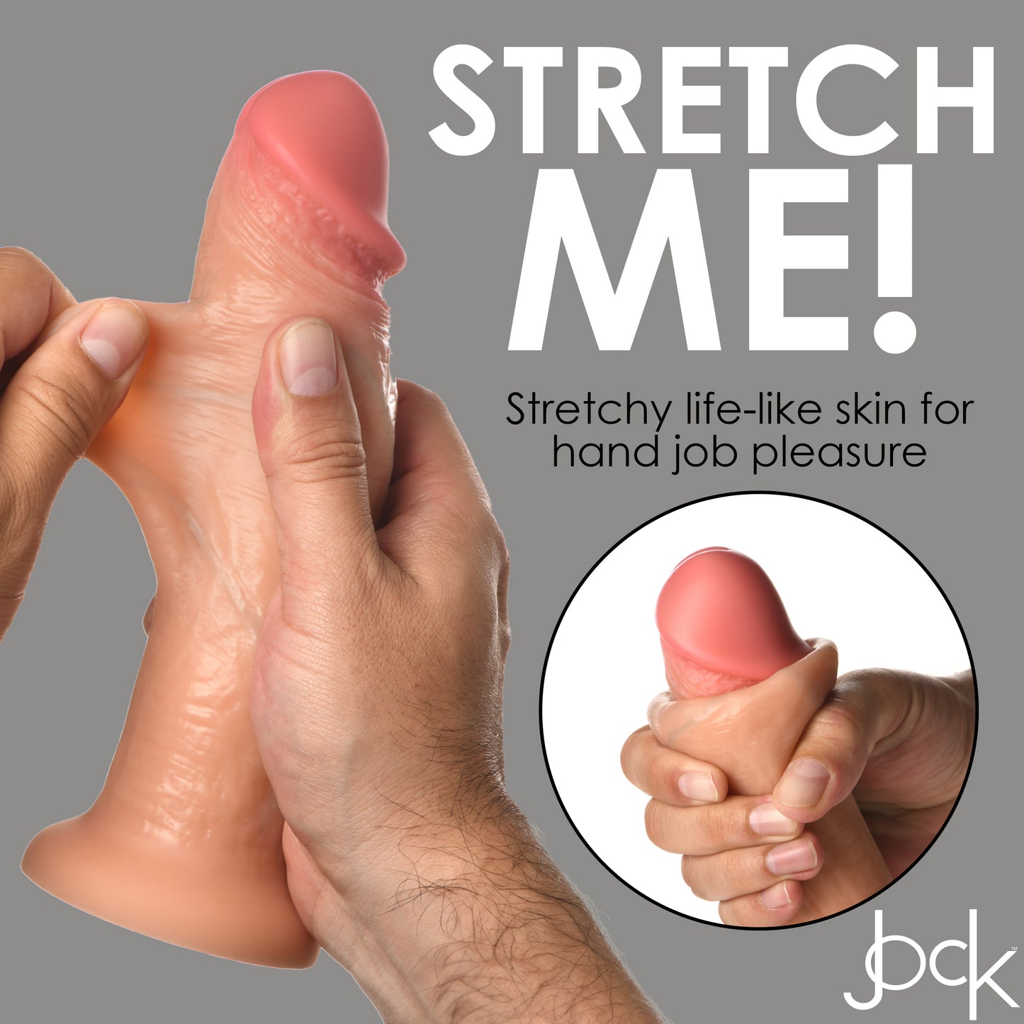 Real Skin Silicone Dildo - Inch