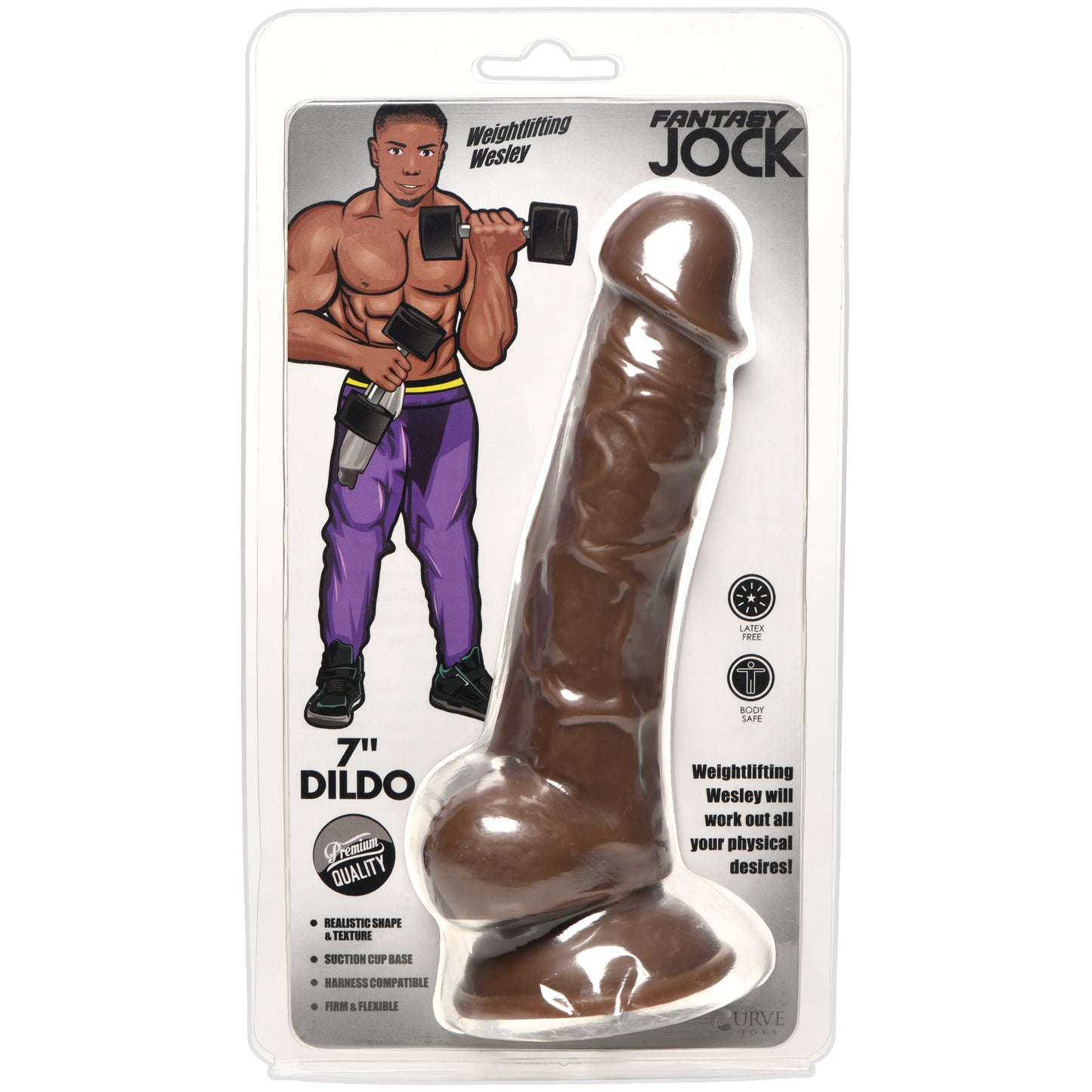 Weightlifting Wesley 7 Inch Dildo