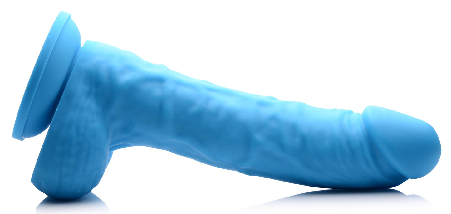 7 Inch Silicone Dildo With Balls