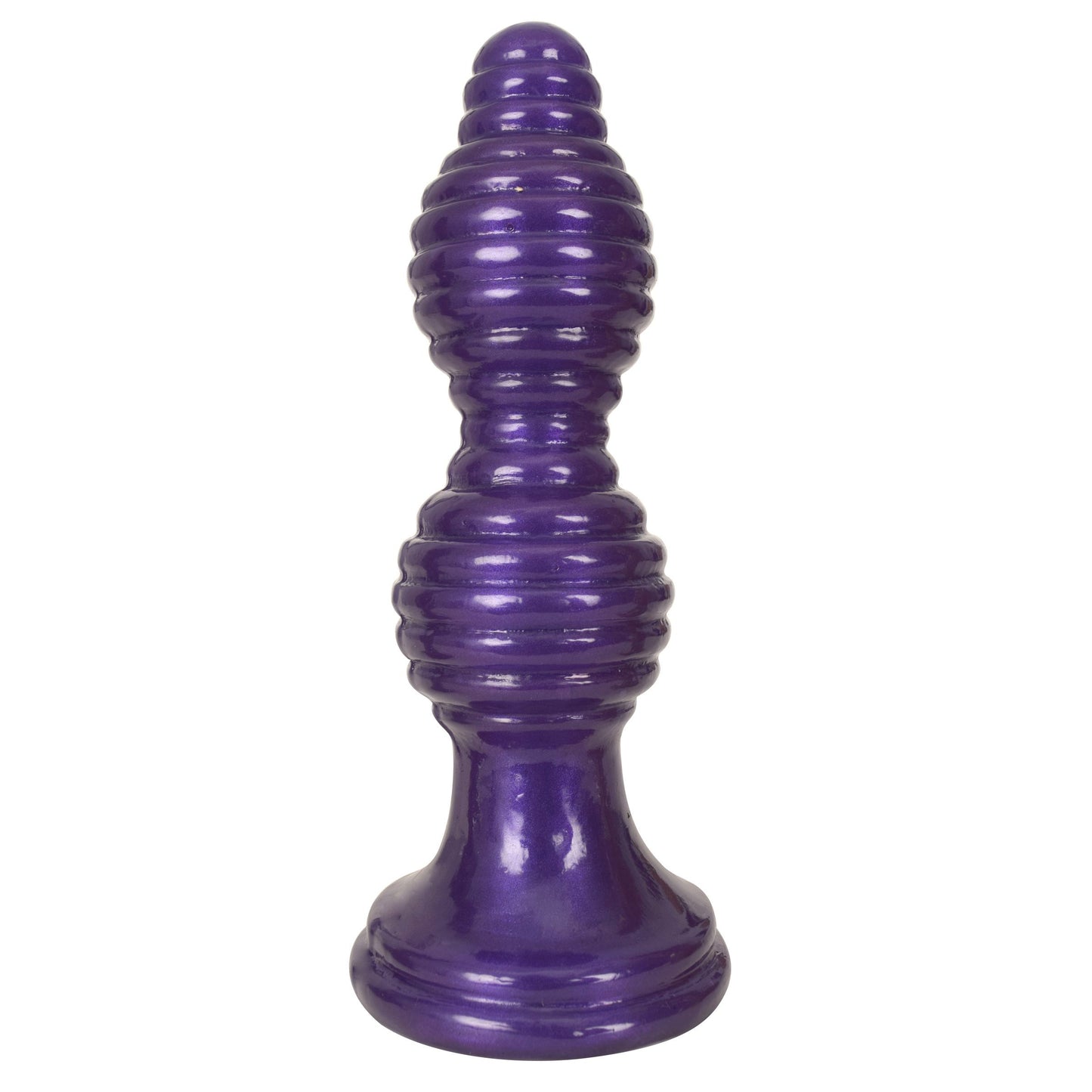 The Queen Ribbed Anal Plug &ndash