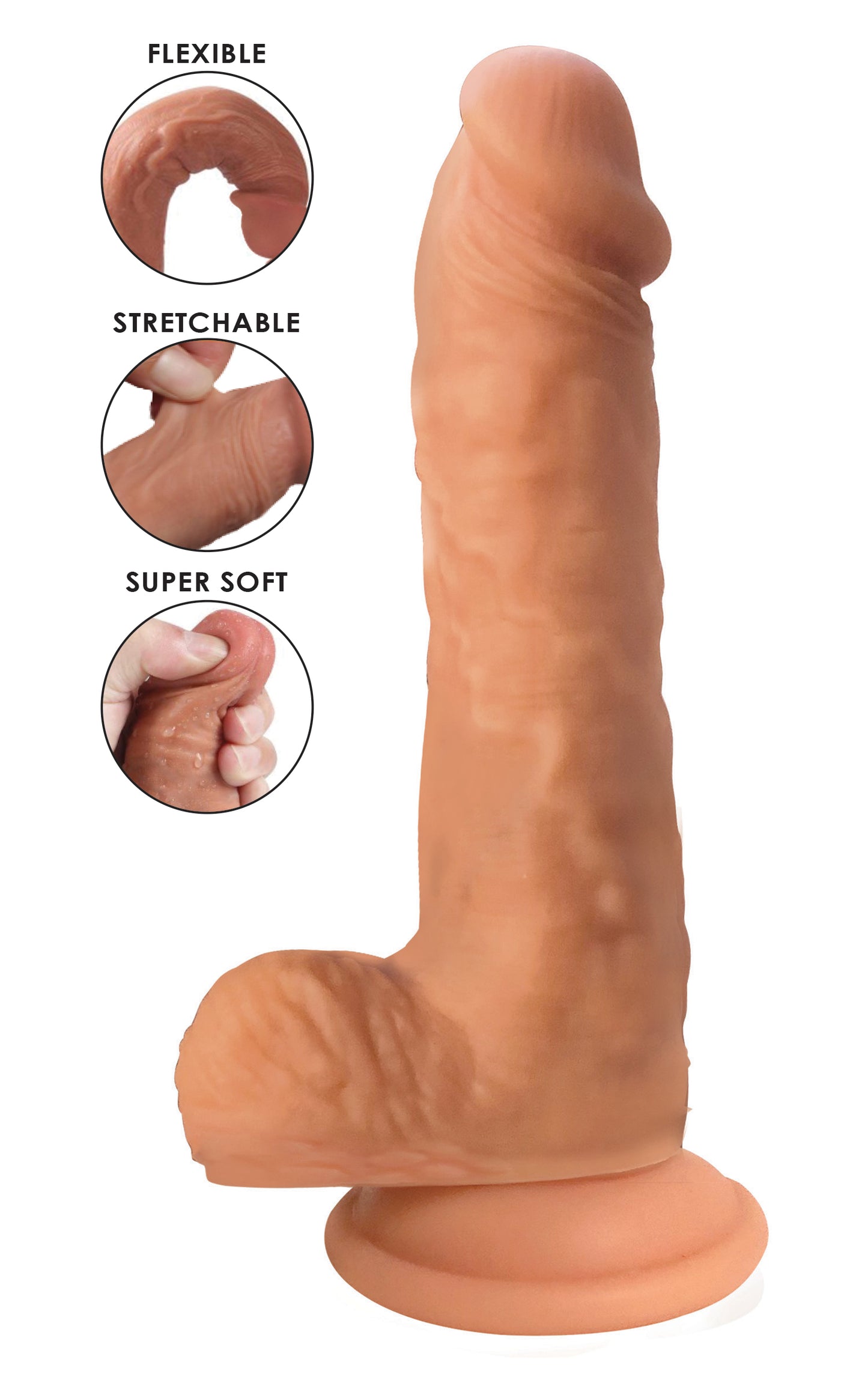 Easy Riders Dual Density Silicone Dildo