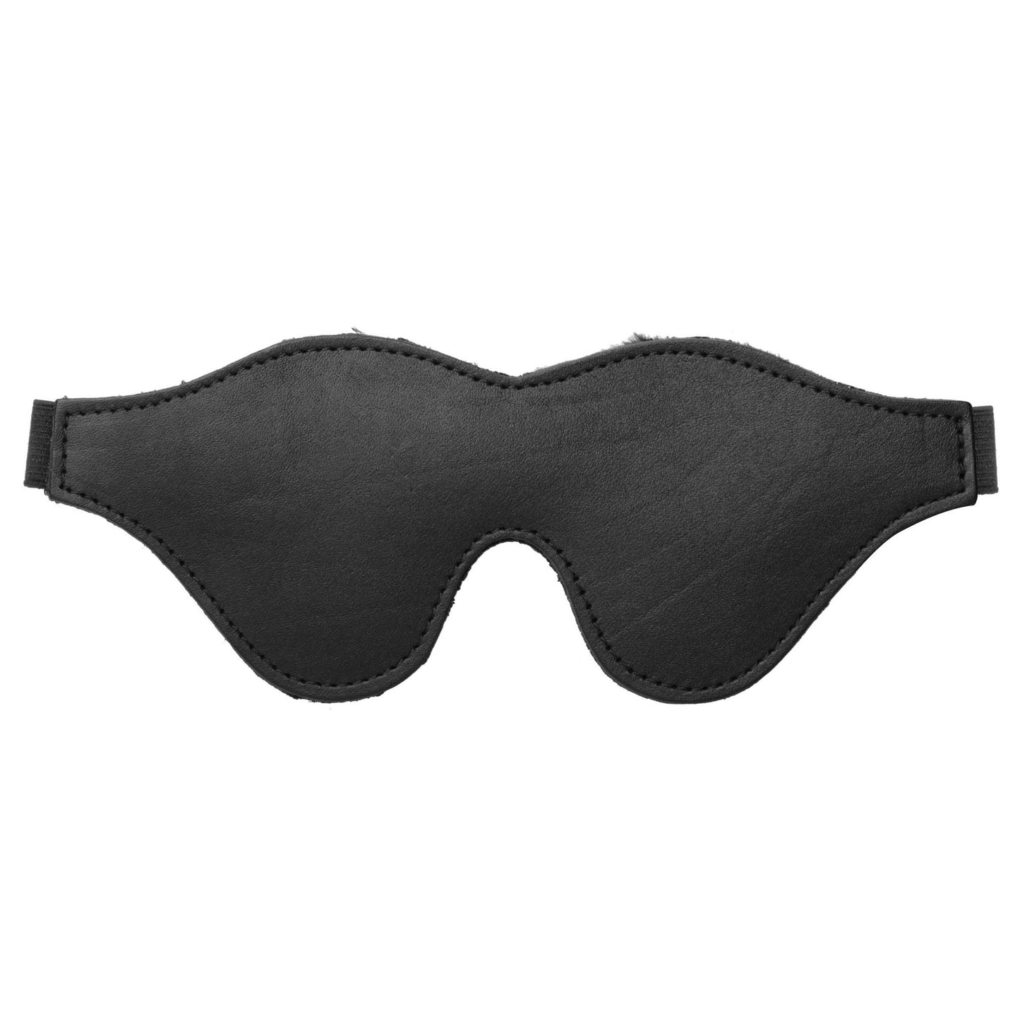 Strict Leather Black Fleece Lined Blindfold