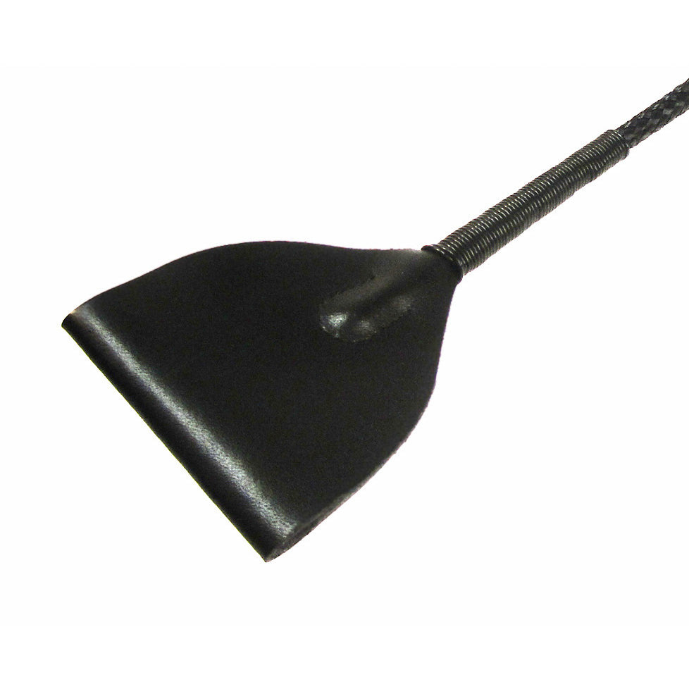 Mare Black Leather Riding Crop