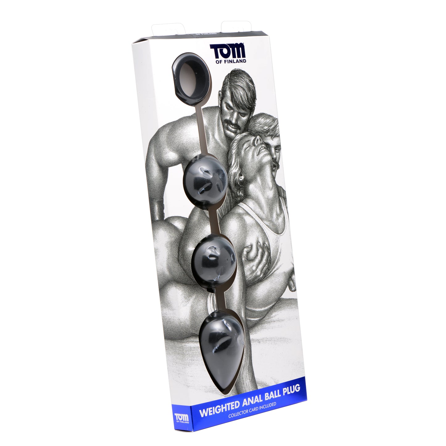 Tom Of Finland Weighted Anal Ball Beads and Silicone Plug