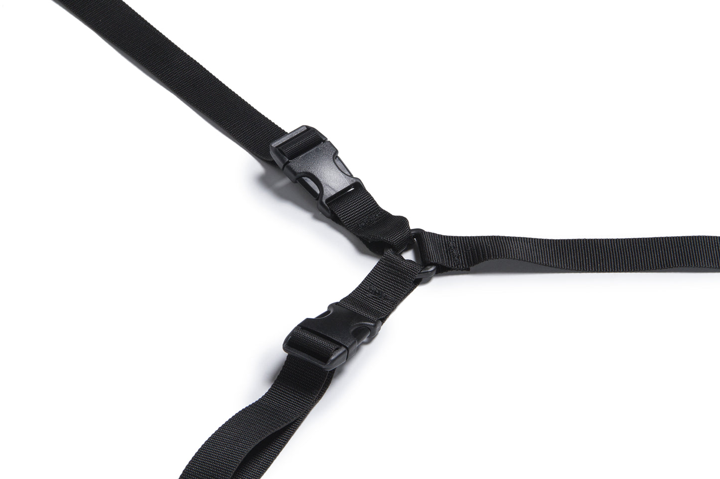 Liberator Black Label Bed Buckler Restraint Kit - Microfiber Black