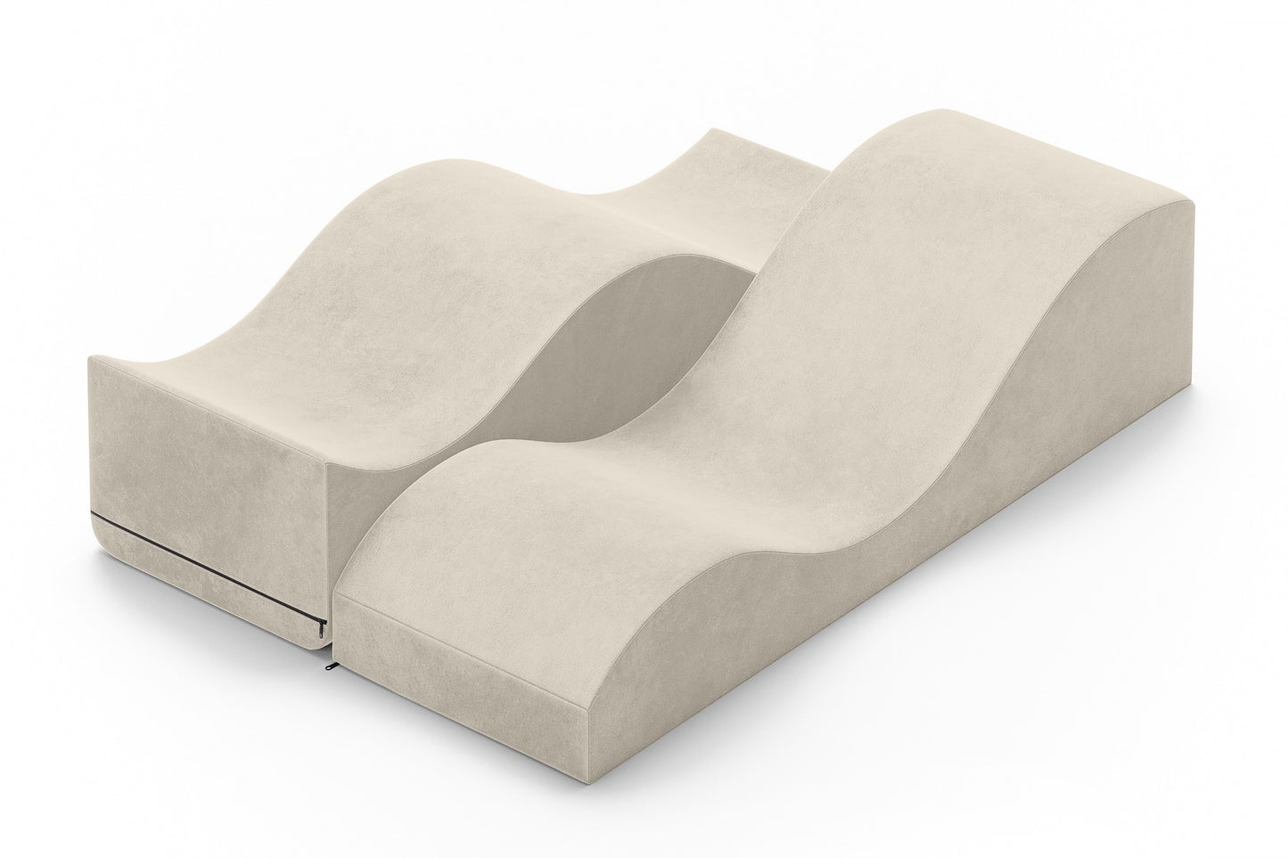 Liberator Equus Wave Convertible Lounge and Bedside Bench