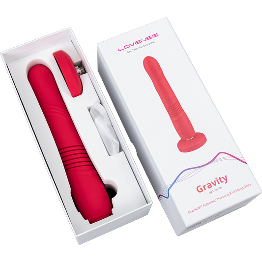 Lovense Gravity Thrusting Dildo - Not Very Vanilla