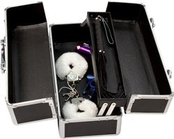 The Toy Chest Lockable Vibrator Case Large Black - Not Very Vanilla