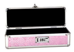 The Toy Chest Lockable Vibrator Case Medium Pink - Not Very Vanilla