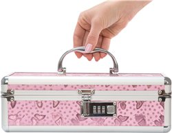 The Toy Chest Lockable Vibrator Case Medium Pink - Not Very Vanilla