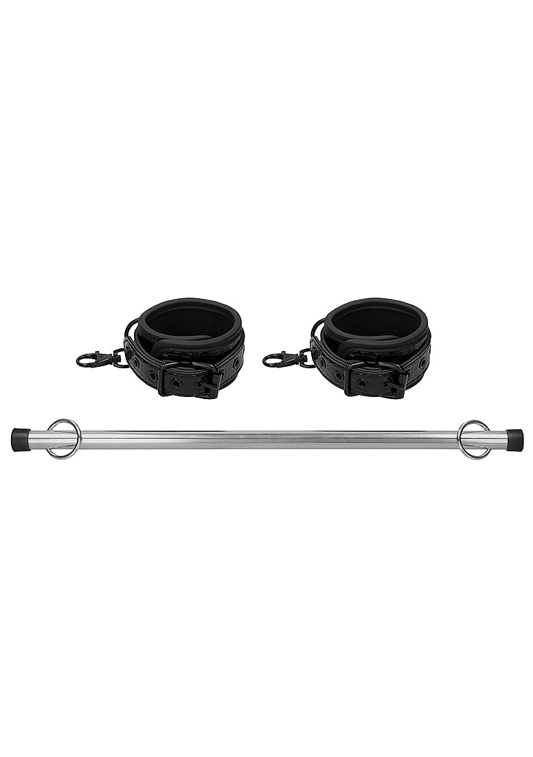 Ouch! Luxury Adjustable Spreader Bar Black