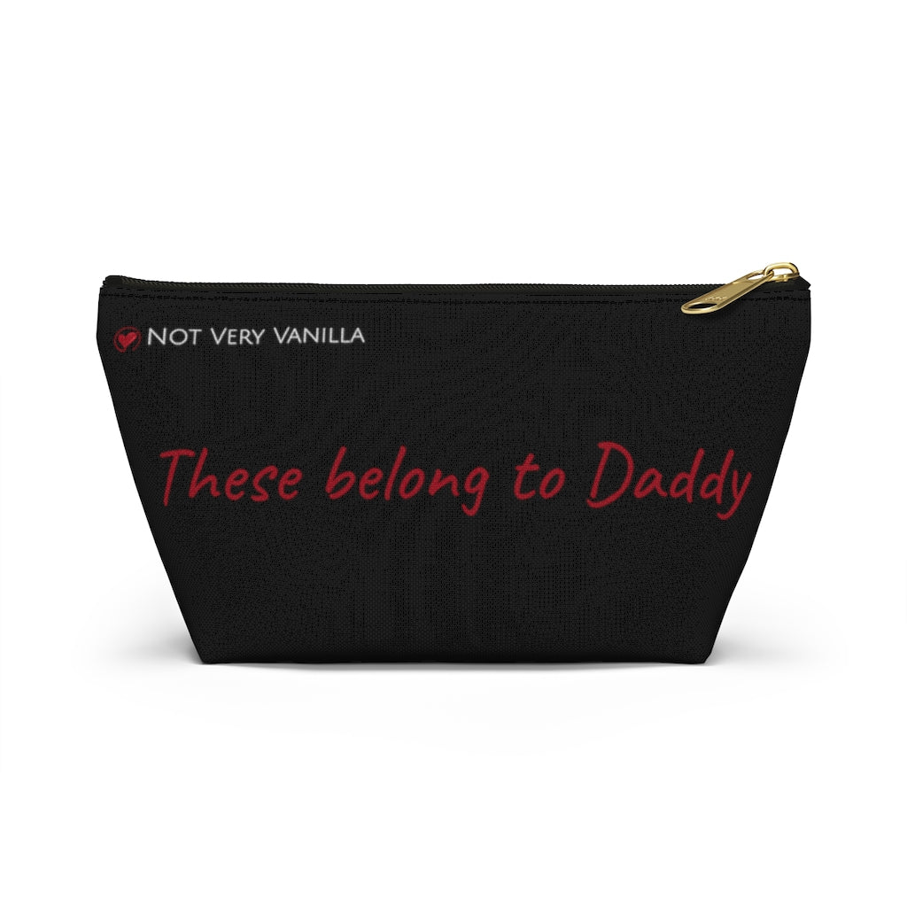 T-bottom Toy Pouch - Black (These belong to Daddy) - Not Very Vanilla