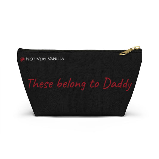 T-bottom Toy Pouch - Black (These belong to Daddy) - Not Very Vanilla