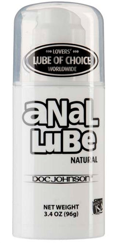 Anal Lube - Natural Lubricant - 3.4 Oz. - Not Very Vanilla