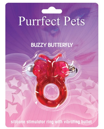 Purrfect Pet Vibrating Penis Clitoral Stimulator With Bullet - Not Very Vanilla