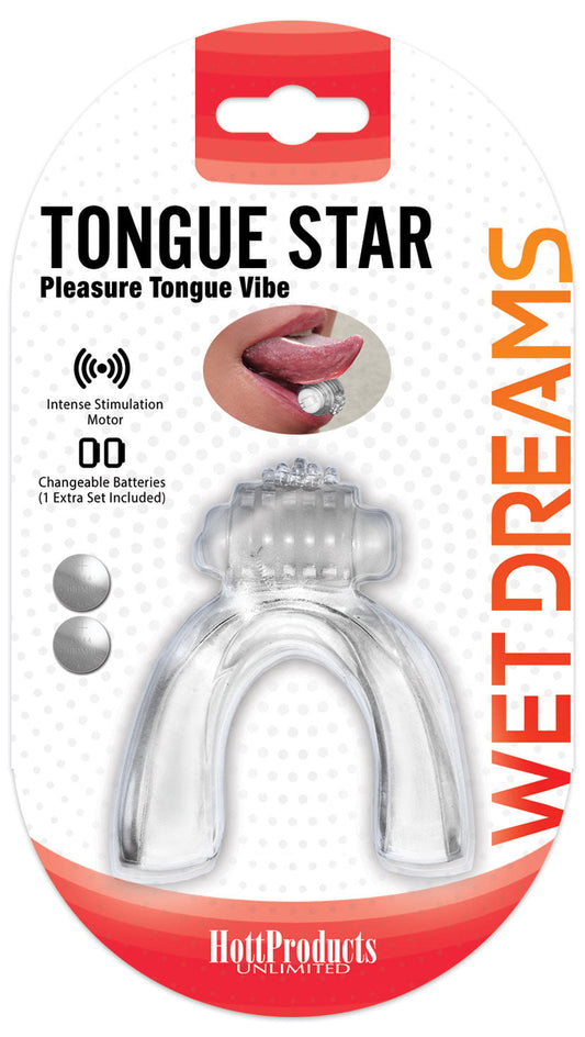 Wet Dreams Tongue Star - Clear - Not Very Vanilla