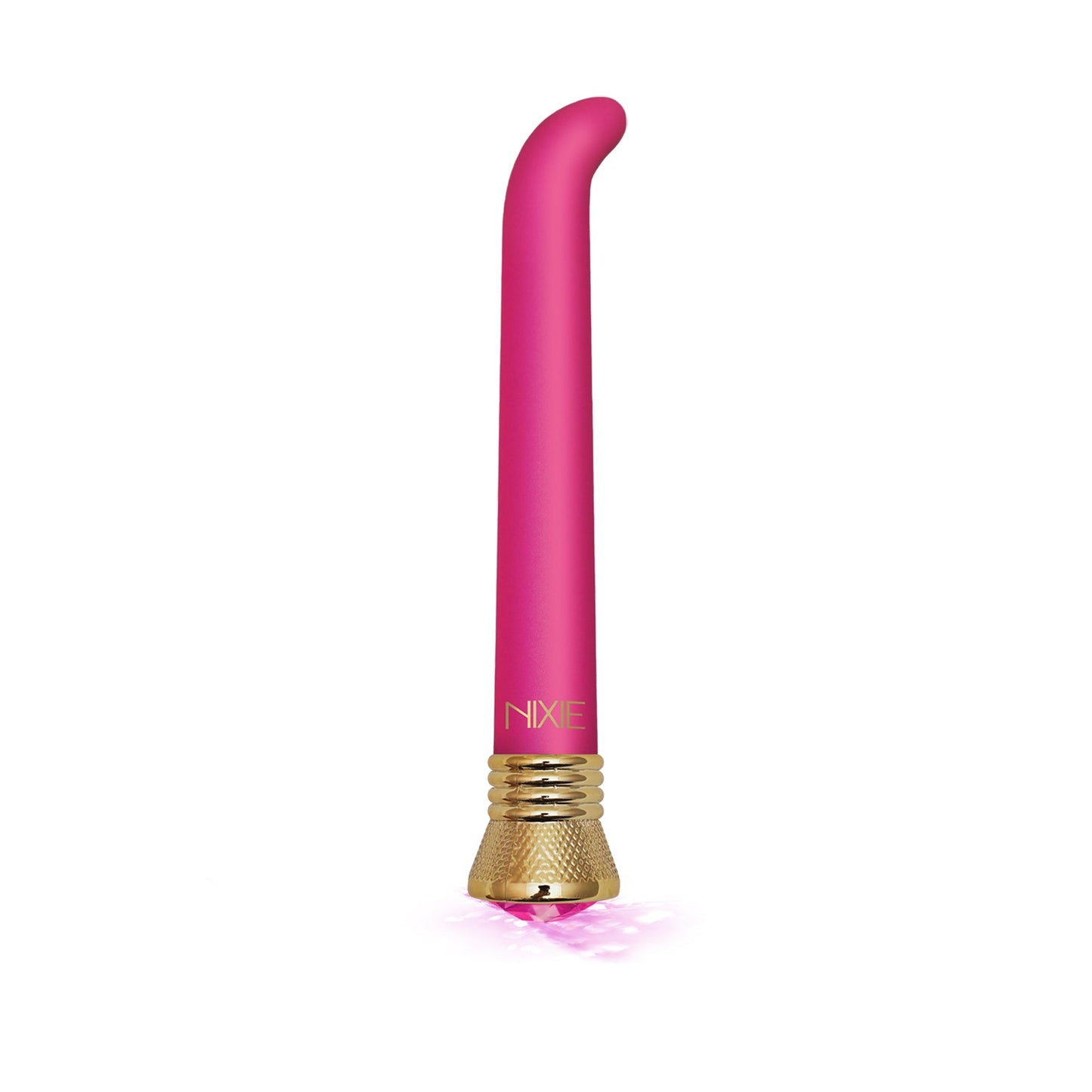 Nixie Jewel Satin G Spot Vibe 10 Function - Pink Tourmaline - Not Very Vanilla