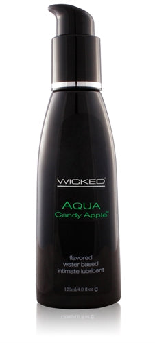 Aqua Candy Apple Flavored Water Based Intimate Lubricant - 4 Fl. Oz. - Not Very Vanilla