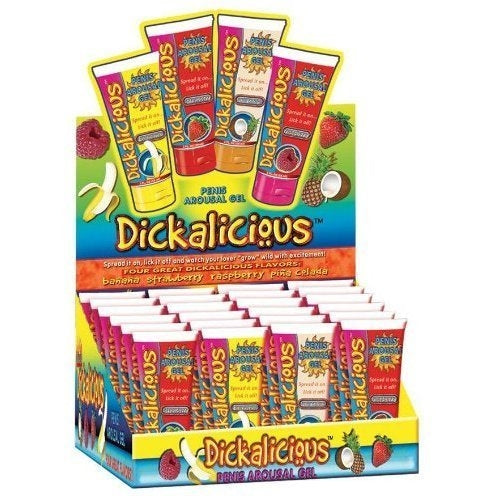 Dickalicious - 24 Piece p.o.p Display - 2 Fl. Oz. Tubes - Not Very Vanilla