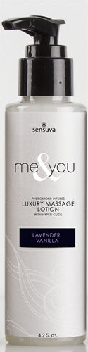 Me and You Massage Lotion - Lavender Vanilla - 4.2 Fl. Oz. - Not Very Vanilla