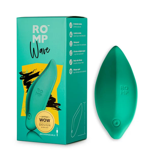 ROMP Wave Lay-On Vibrator Mint - Not Very Vanilla