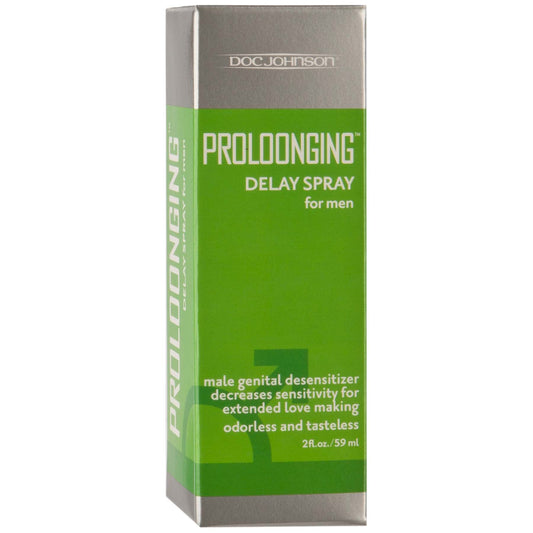 Proloonging Delay Spray for Men - 2 Fl. Oz. - Boxed - Not Very Vanilla