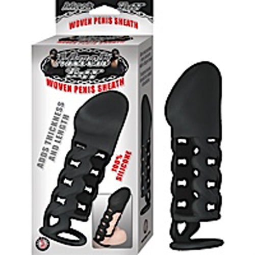 Mack Tuff Woven Penis Sheath - Black - Not Very Vanilla