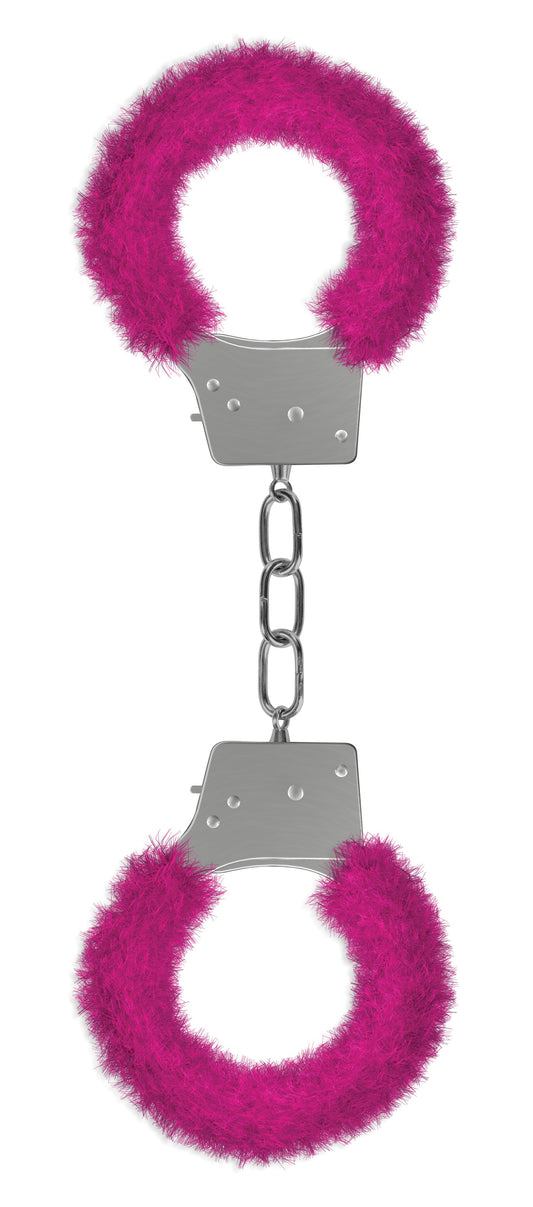 Beginner's Furry Handcuffs - Pink - Not Very Vanilla