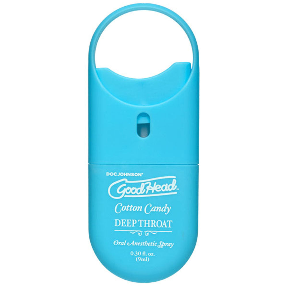 Goodhead - Deep Throat Spray to-Go - Cotton Candy - 0.30 Fl. Oz. - Not Very Vanilla