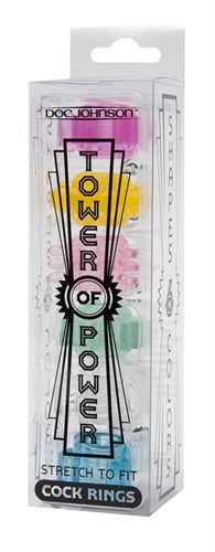 Tower of Power Set of 6 - Multi Color - Not Very Vanilla