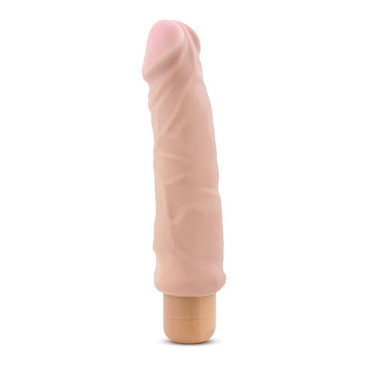 X5 Plus - Hard on Vibrating 9 Inch Dildo - Natural - Not Very Vanilla