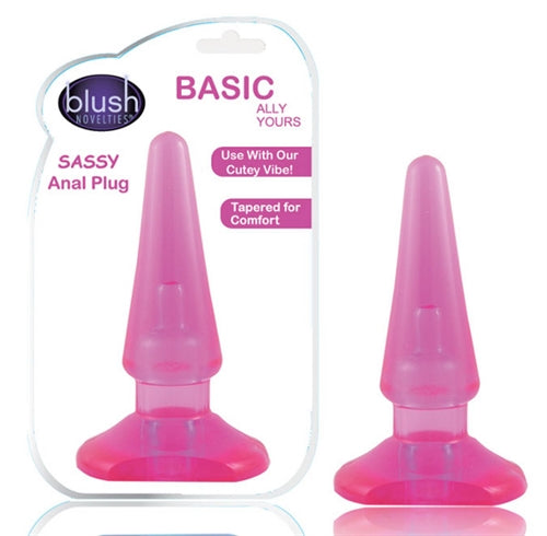 B Yours - Basic Anal Plug - Pink - Not Very Vanilla