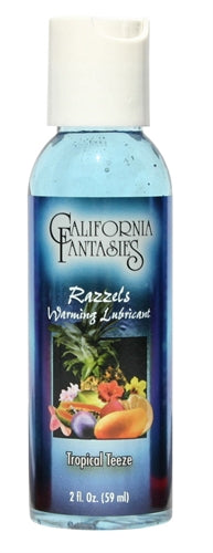 Razzels Warming Lubricant - Tropical Teeze - 2 Oz. Bottle - Not Very Vanilla