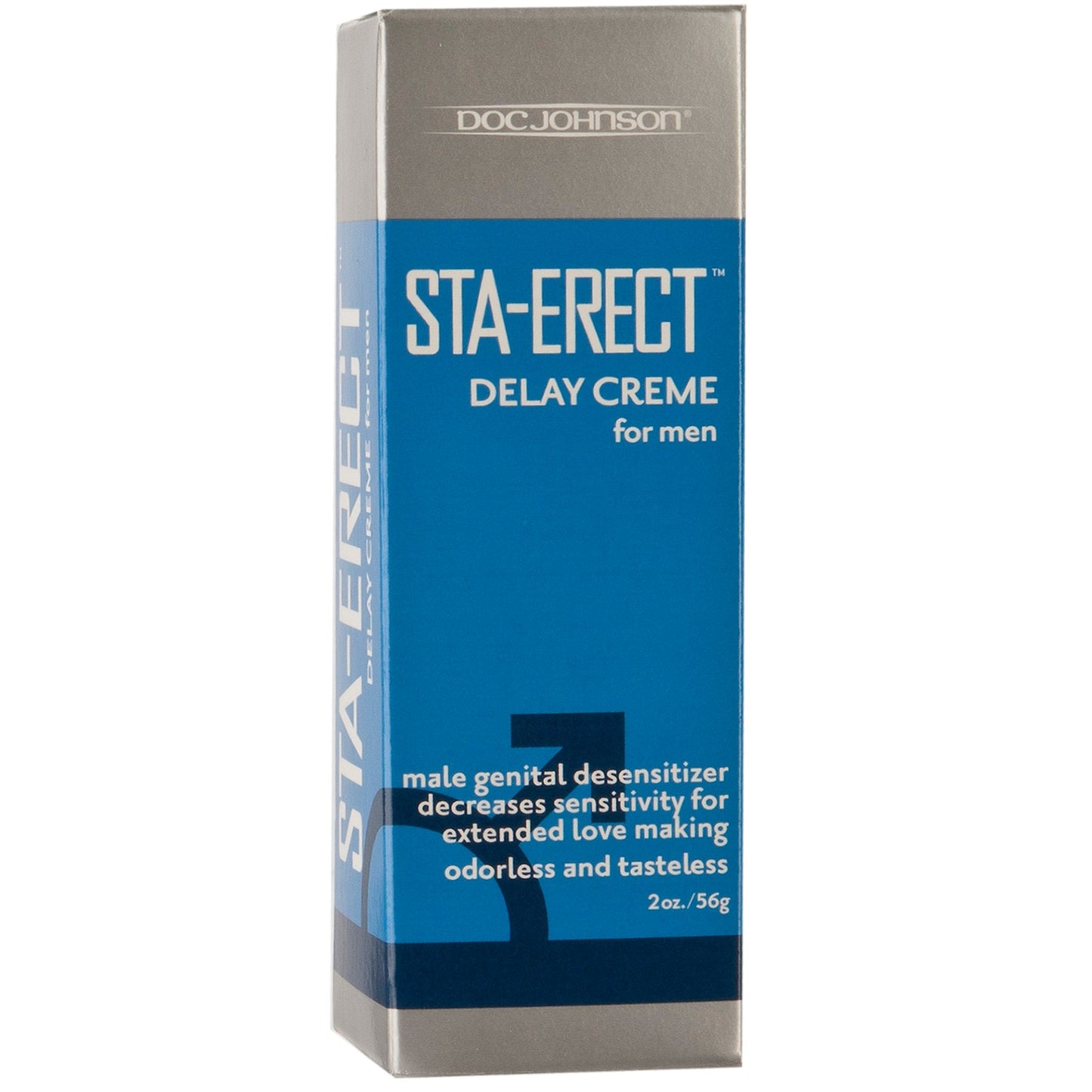 Sta-Erect Delay Cream for Men - 2 Oz. - Boxed - Not Very Vanilla