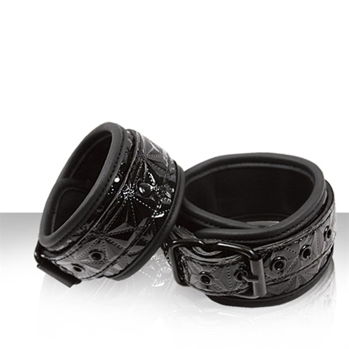 Sinful Wrist Cuffs - Black - Not Very Vanilla