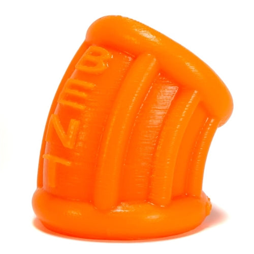 Bent 1 Ball Stretcher Curved Silicone - Small - Orange - Not Very Vanilla