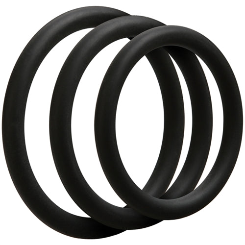 Optimale 3 C Ring Set - Thin - Black - Not Very Vanilla