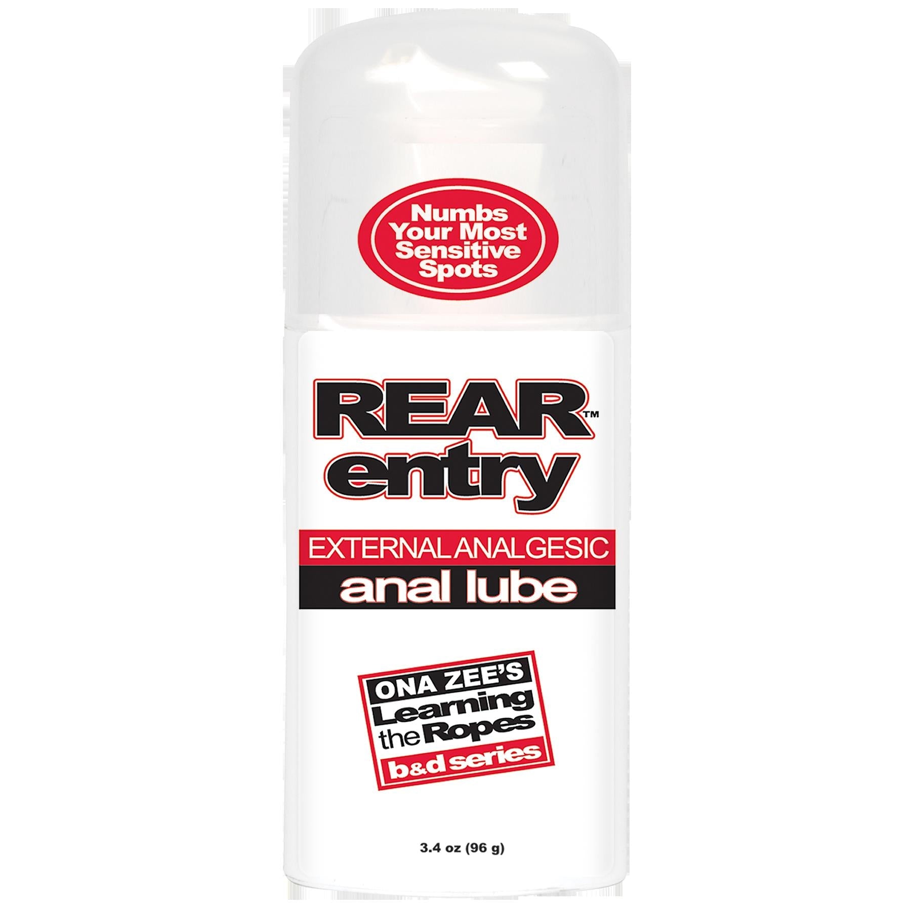 Ona Zee Rear Entry Anal Lube 3.4 Oz - Not Very Vanilla