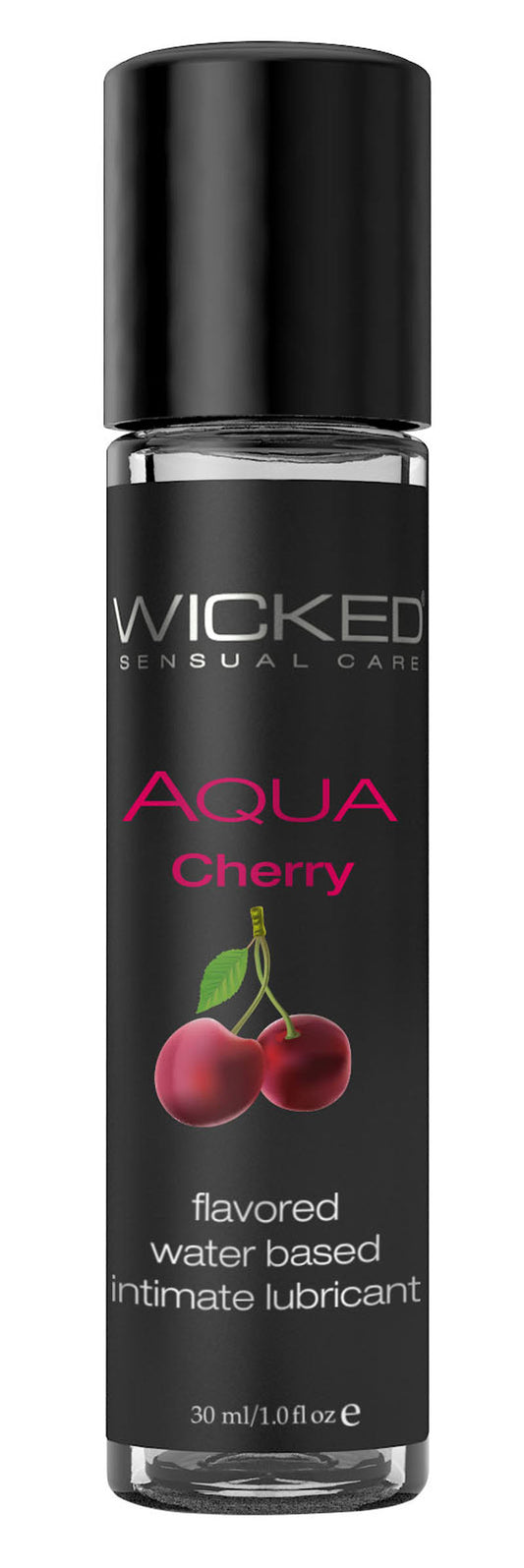 Aqua Cherry Flavored Water Based Intimate Lubricant - 1 Fl. Oz. - Not Very Vanilla