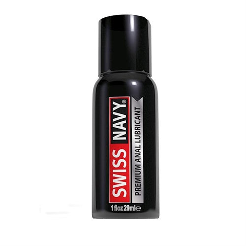 Swiss Navy Premium Silicone Anal Lubricant - 1 Oz. - Not Very Vanilla