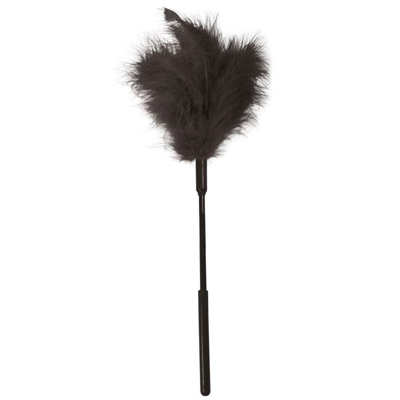 S&M Feather Tickler- Black - Not Very Vanilla