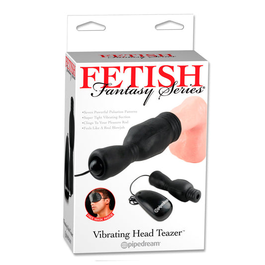 Fetish Fantasy Series Vibrating Head Teazer - Black - Not Very Vanilla