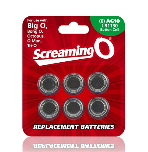 Replacement Batteries - 6 Pack - Each - AG10 - LR1130 - Button Cell - Not Very Vanilla