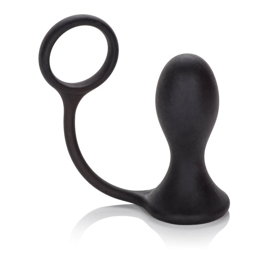 Dr. Joel Kaplan Prostate Probe and Ring - Black - Not Very Vanilla