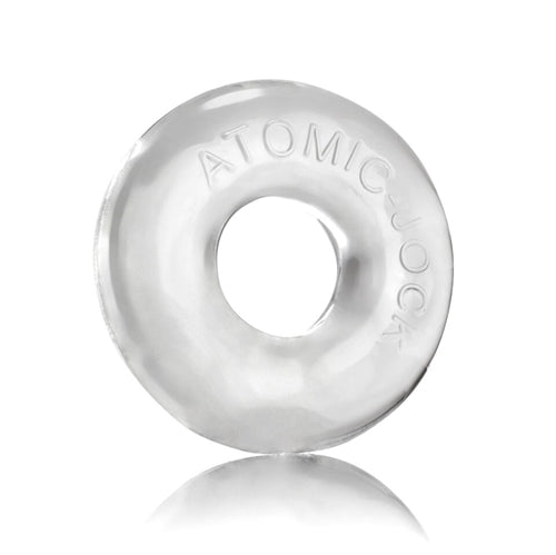 Do-Nut-2 Large Atomic Jock Cockring - Clear - Not Very Vanilla