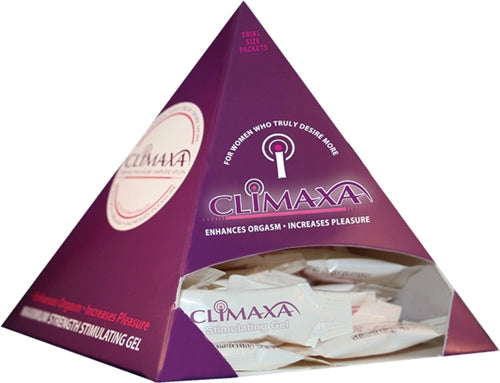 Climaxa Stimulating Gel - 50 Pieces Sample Display - Not Very Vanilla